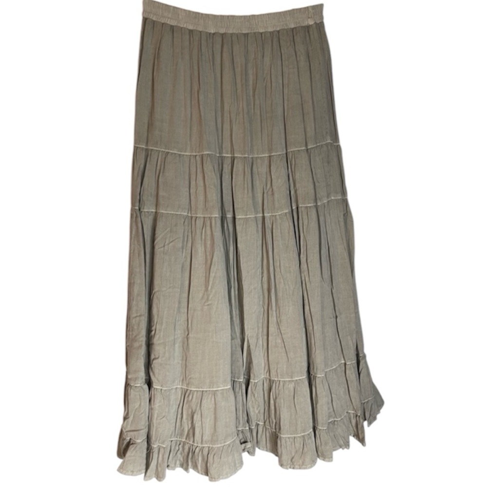 AMERICAN EAGLE Boho Tan Maxi Skirt Size Medium